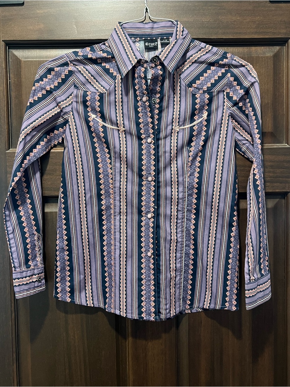 Cruel Girl western pearl snap- girls L